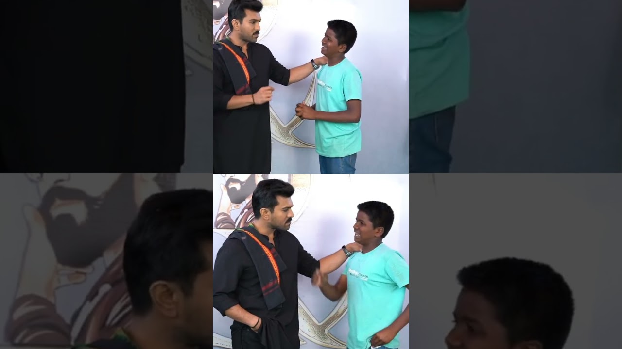 RAM CHARAN KINDNESS Towards His Fans  #ramcharan #shorts #short #viral #rc15