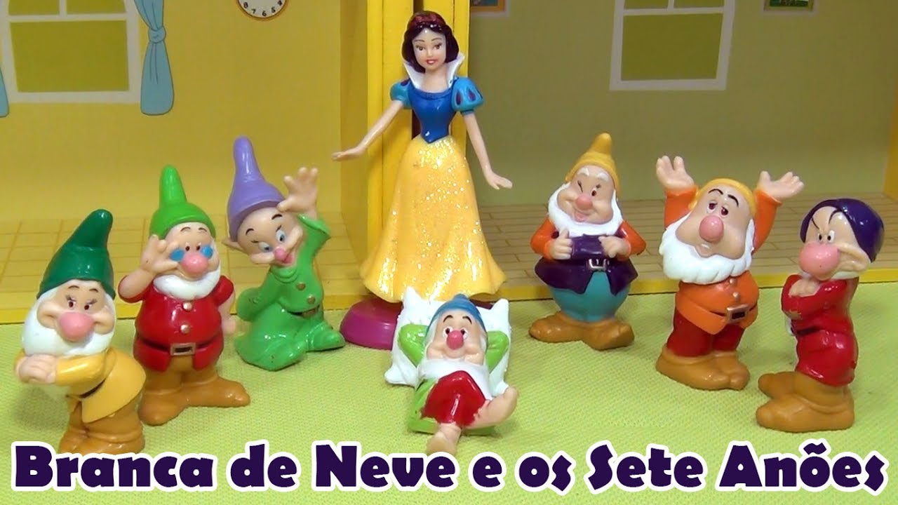 Branca de Neve e os Sete Anões - NOVO !! Brincando com a tia Cris 