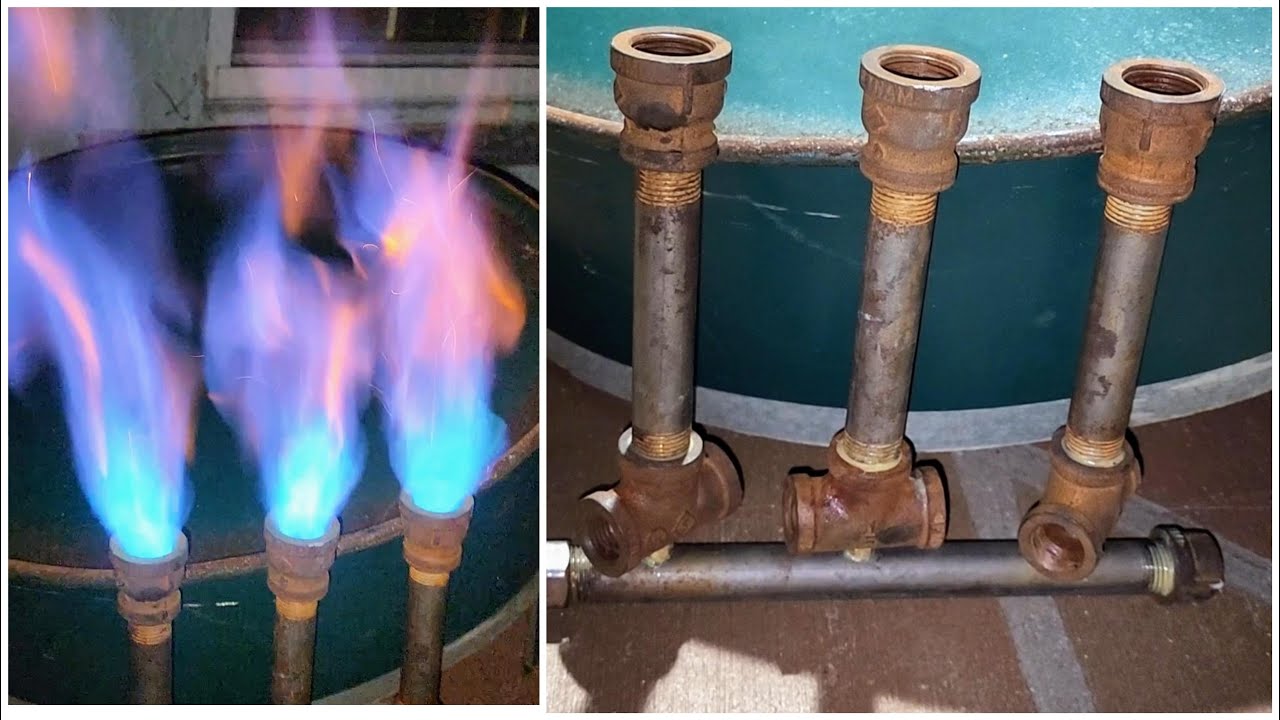 DIY pizza oven burner | diy burner | propane gas burner | how to make jet burner | home made burner