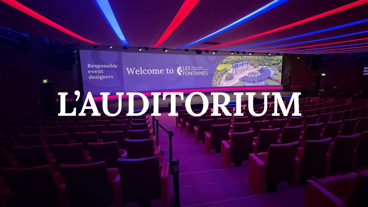 Un auditorium de 450 places pour vos plénières