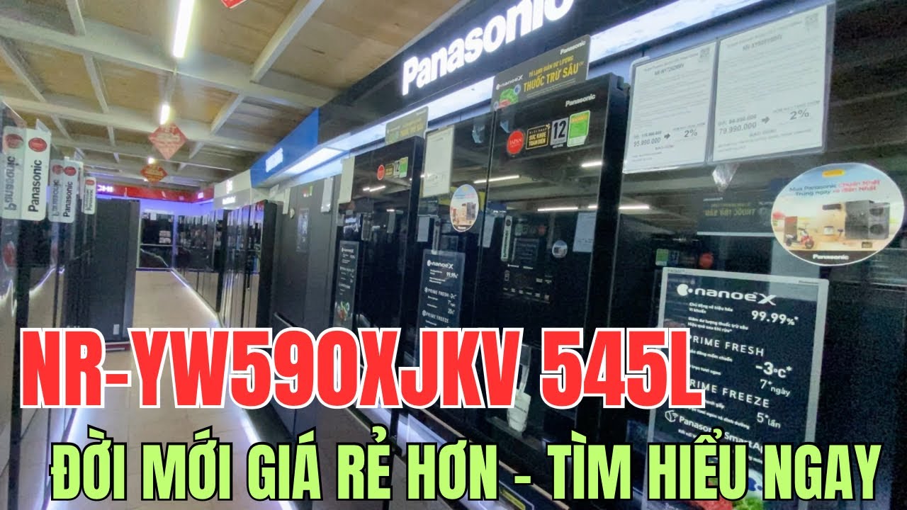So Sánh Tủ Lạnh Panasonic YW590XJKV 2026 vs YW590XMMV 2025 | ĐIỂM Giống - Khách nhau? Tuấn Long Vlog