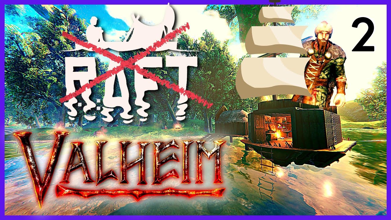 Playing RAFT but it’s actually VALHEIM using MODS | Pt 2 | modded challenge gameplay series