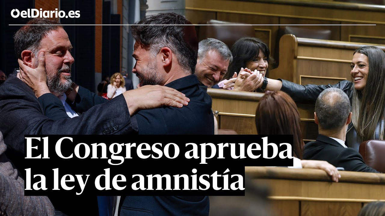 El Congreso APRUEBA definitivamente la LEY DE AMNISTÍA
