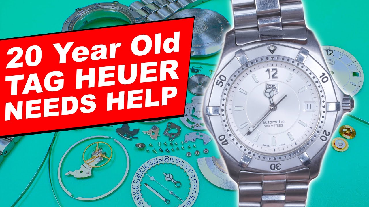 Tag Heuer 2000, 20 лет — срочно требуется ремонт — руководство по ремонту часов ETA 2824