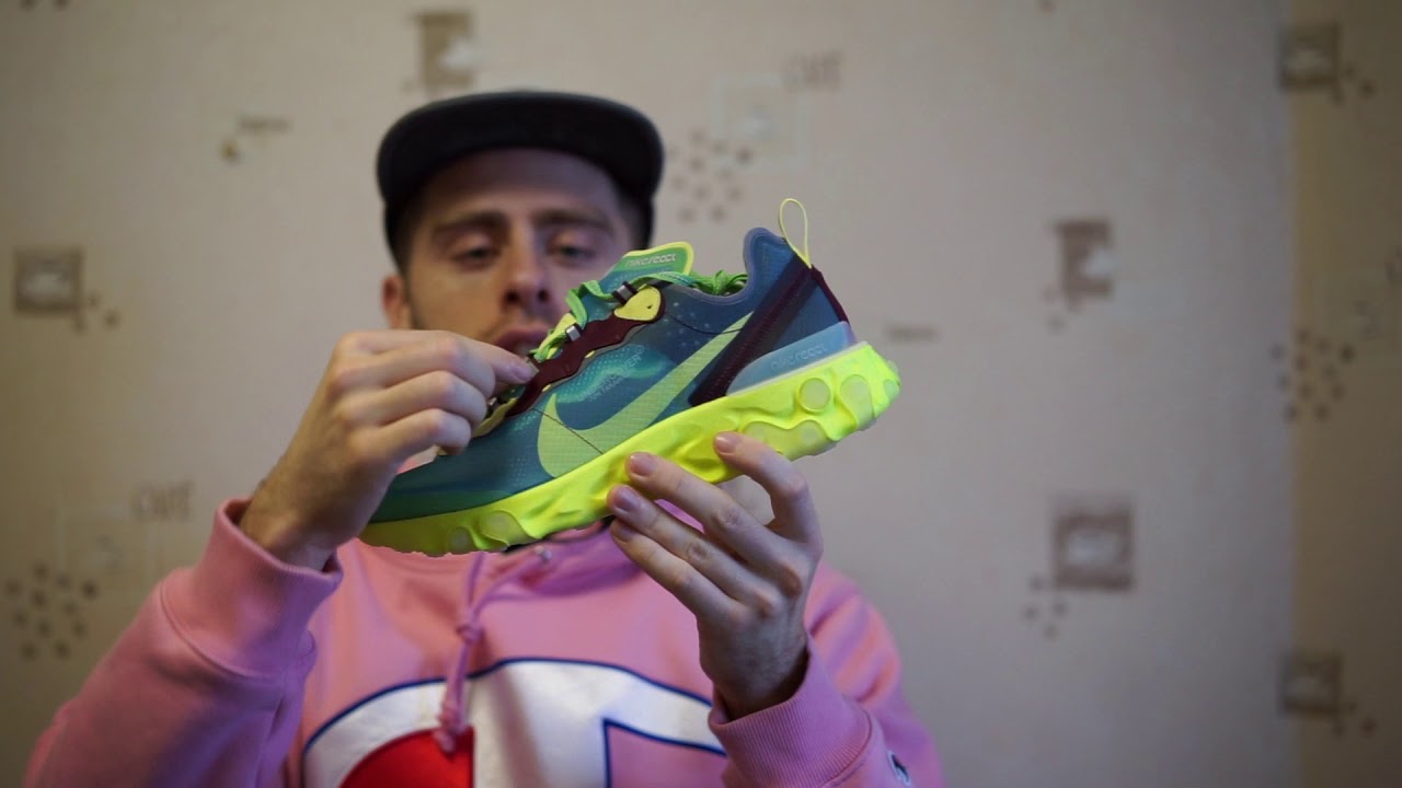 Обзор кроссовок Nike React Element 87 x UNDERCOVER