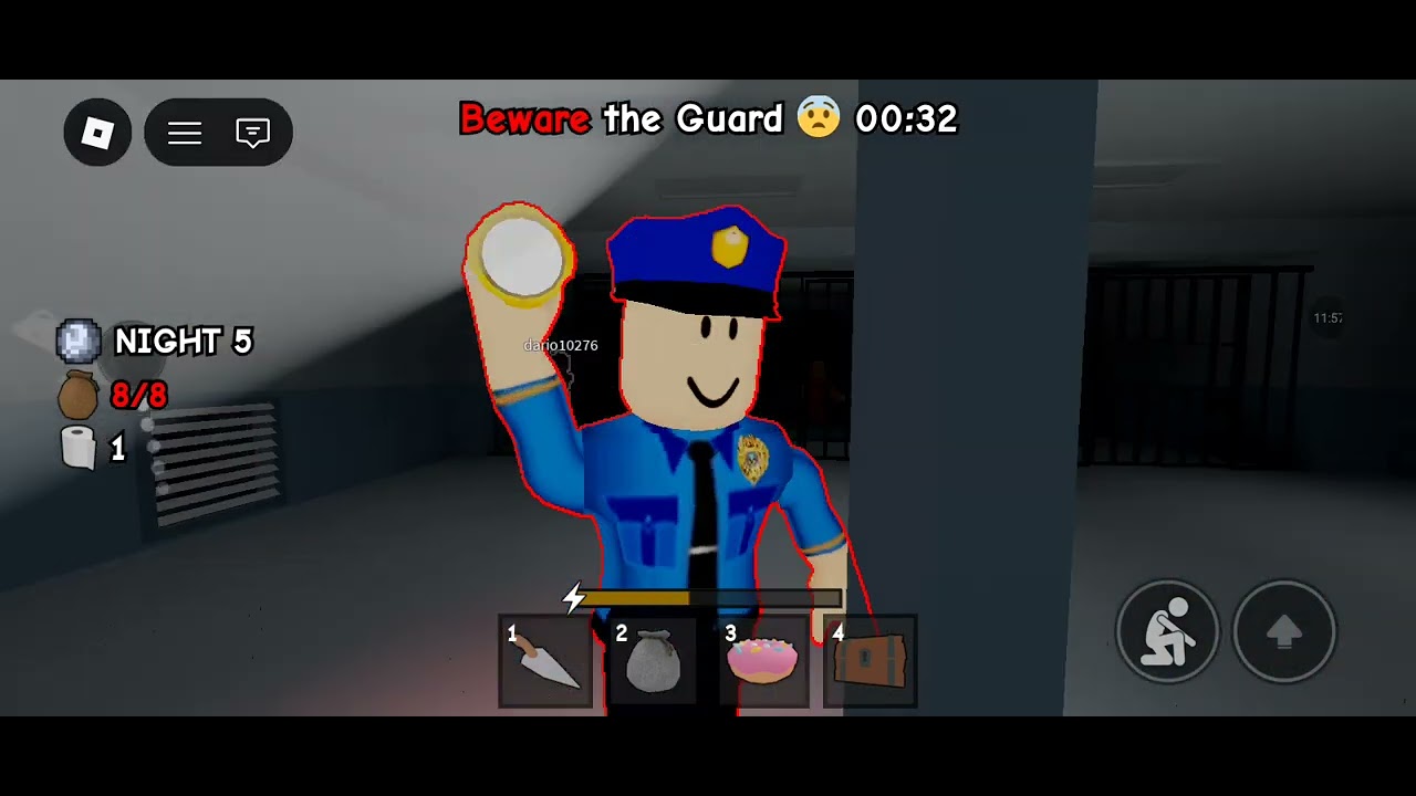 Playing dig to escape *at the end the officer scared me*