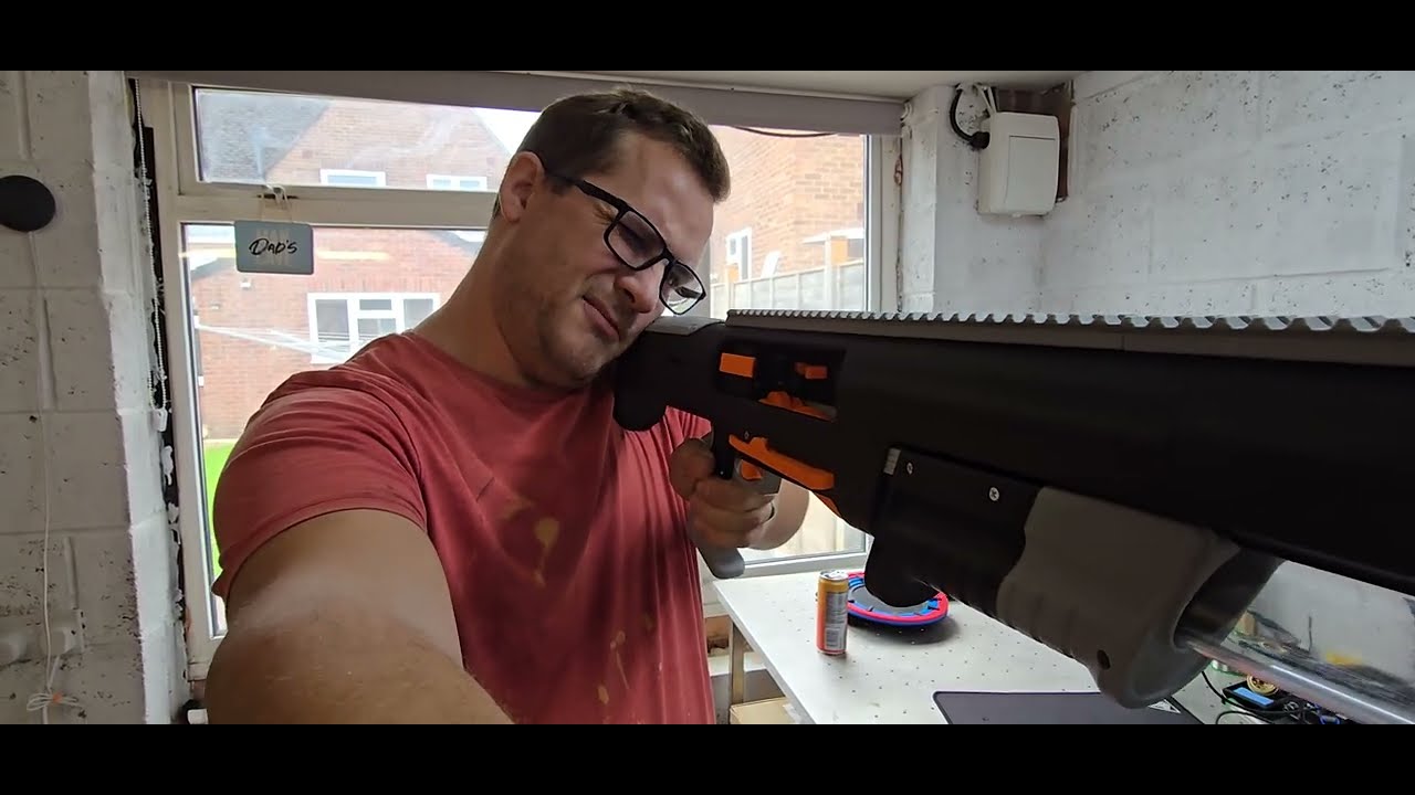 This 3D Printed Nerf Blaster EJECTS SHELLS (Sillybutts Breacher Review)