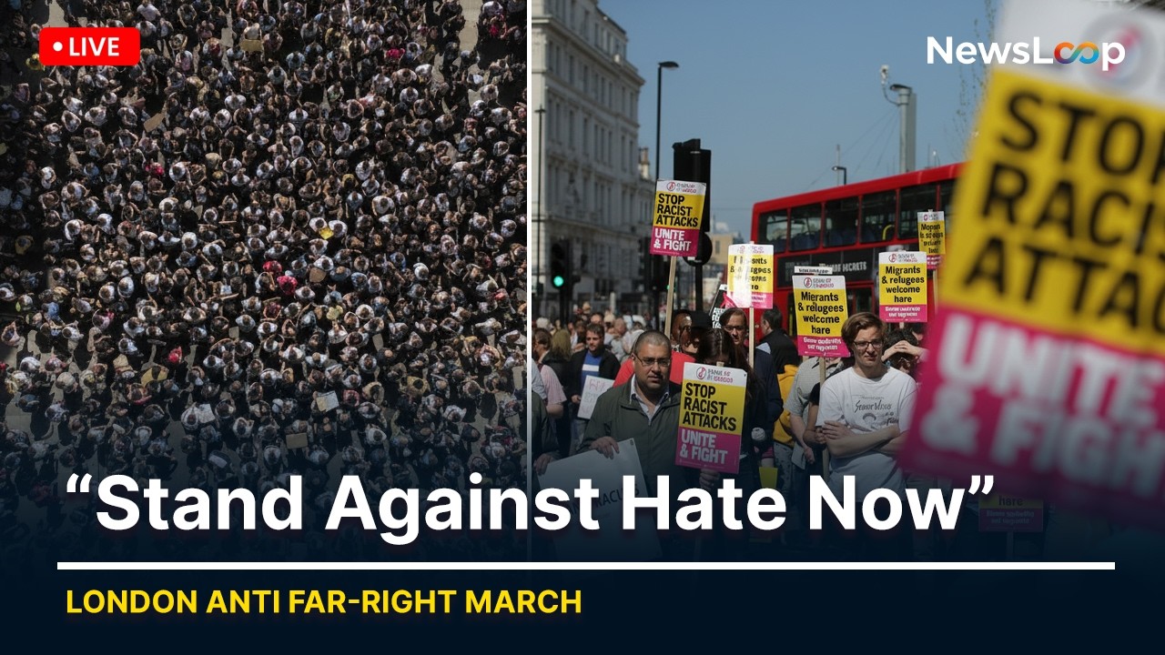 🔴 Live | London Protest LIVE Celebrities Join Anti Far Right Rally Speeches