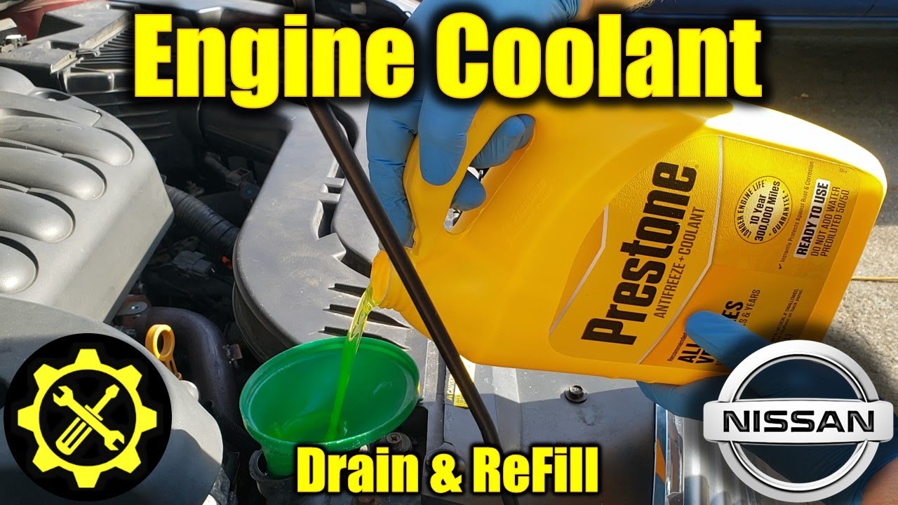2007-18 Nissan Altima & 2009-22 Maxima: Coolant Drain & Refill - Quick Guide!