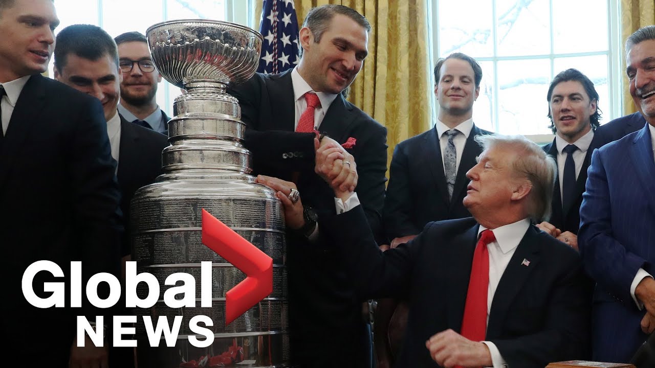 Trump welcomes NHL's Washington Capitals to White House