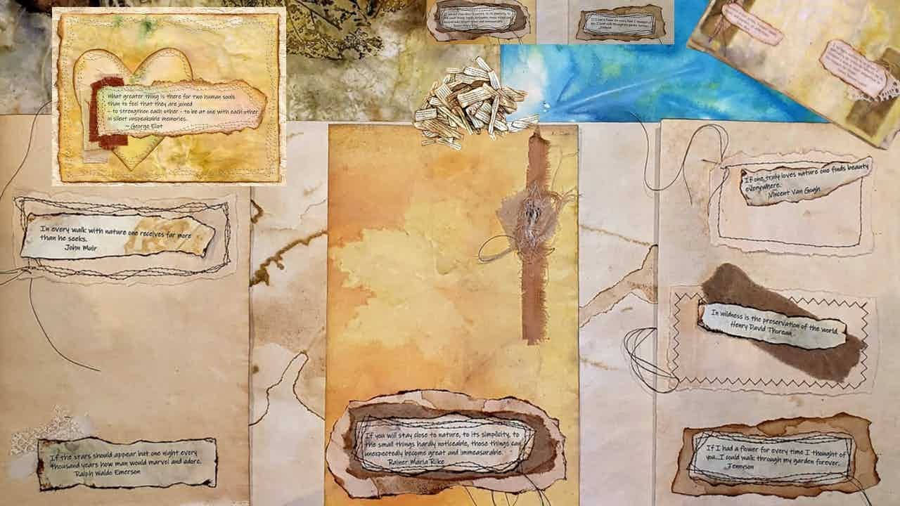 Adding Texture to Junk Journals | #TextureThisHop