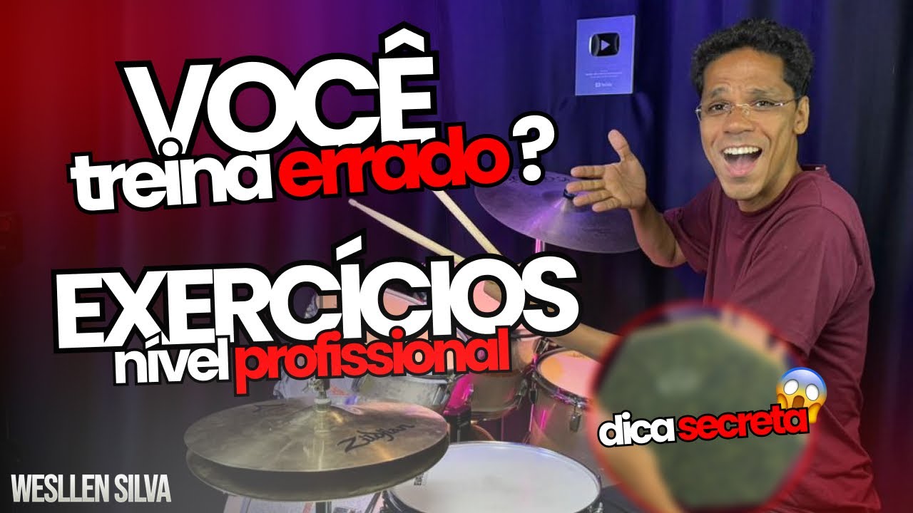 Como melhorar a mão fraca na bateria (exercício prático)