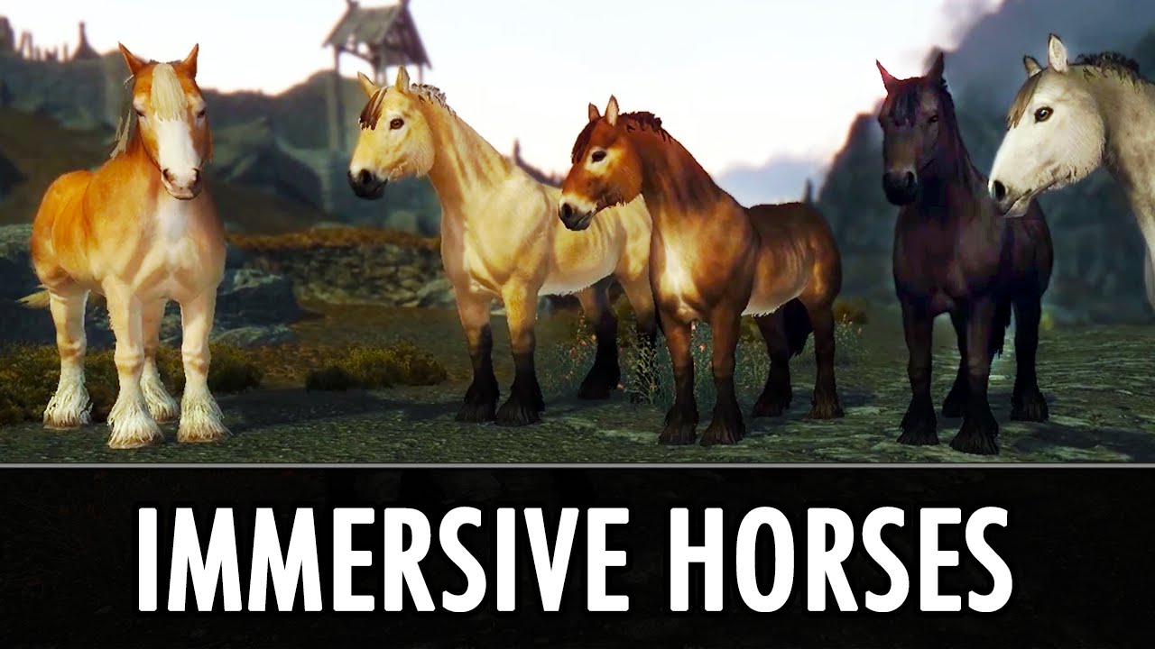 Skyrim Mod: Immersive Horses