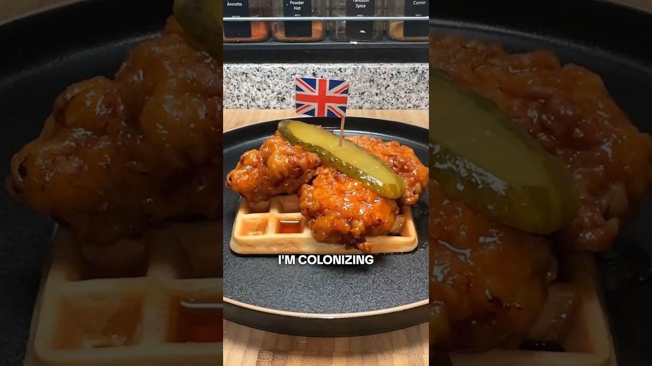 Stealing food for Britain | Chicken and Waffles