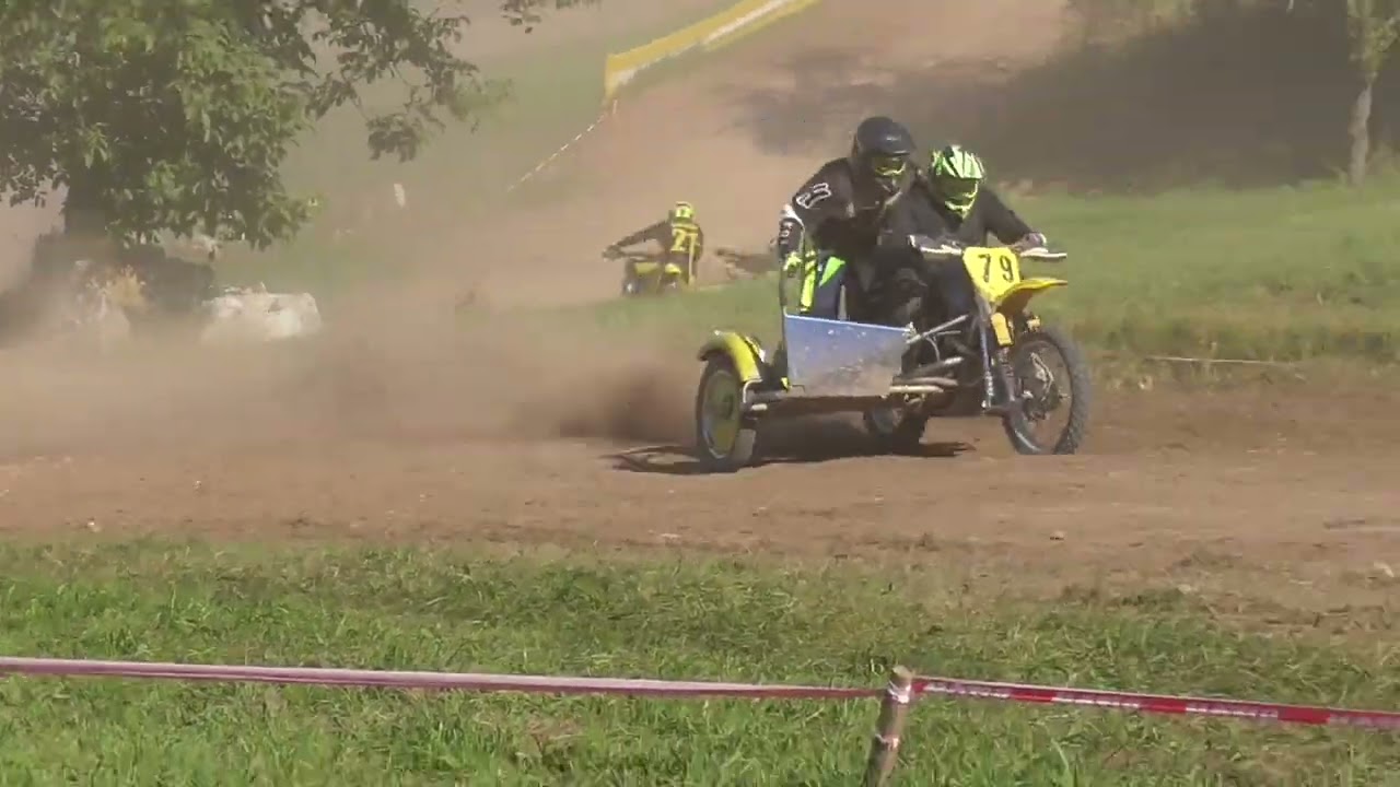 Moto Cross Bramberg 2024, Teil -2-, Classic Sidecars, Veteranen MX-Cup, Lauf 2
