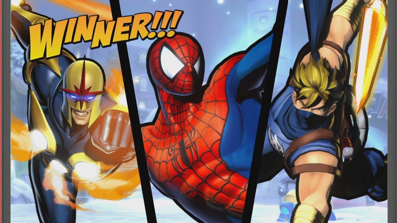 UMVC3 - NOVA/SPIDER-MAN/STRIDER HIRYU ONLINE 2!