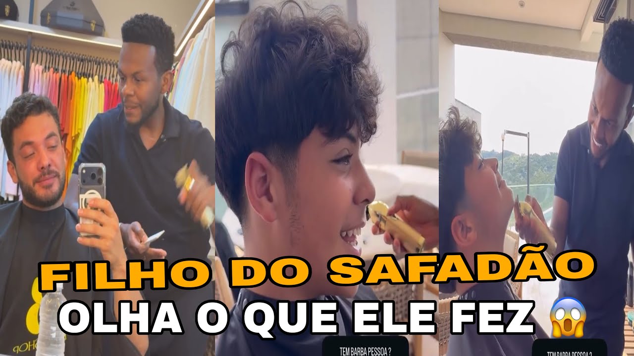 😂 YUDI FILHO DO WESLEY SAFADÃO MUDA O VISUAL E SURPREENDE TODO MUNDO