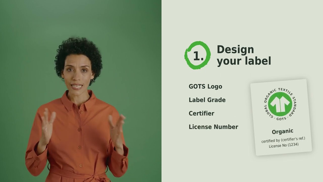 How to label a GOTS-certified product correctly