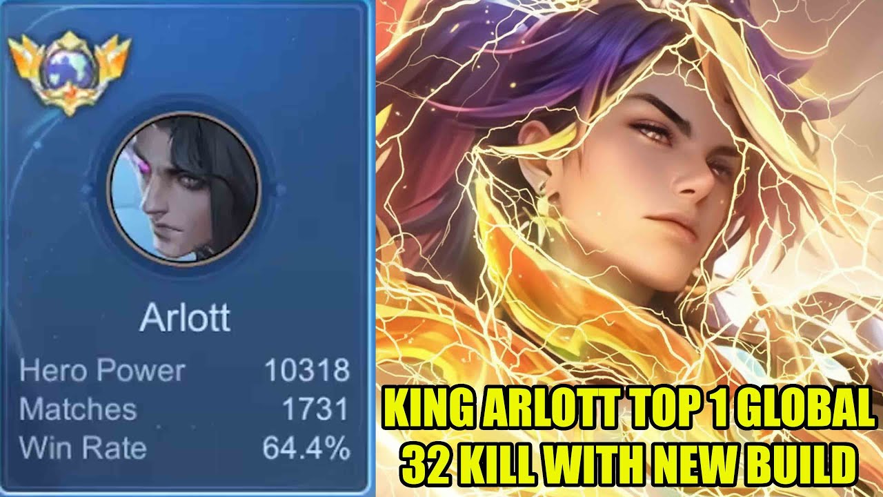 Raja arlott top 1 global 32 kill gila skill arlottnya lebih jago dari rrq dyrennn