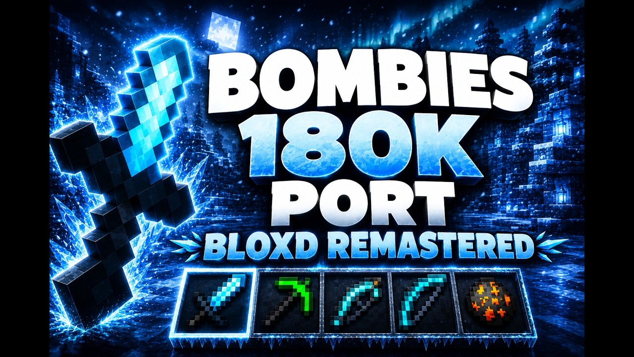 The BEST Texture Pack for Bloxd PVP - Bombies 180K Remastered