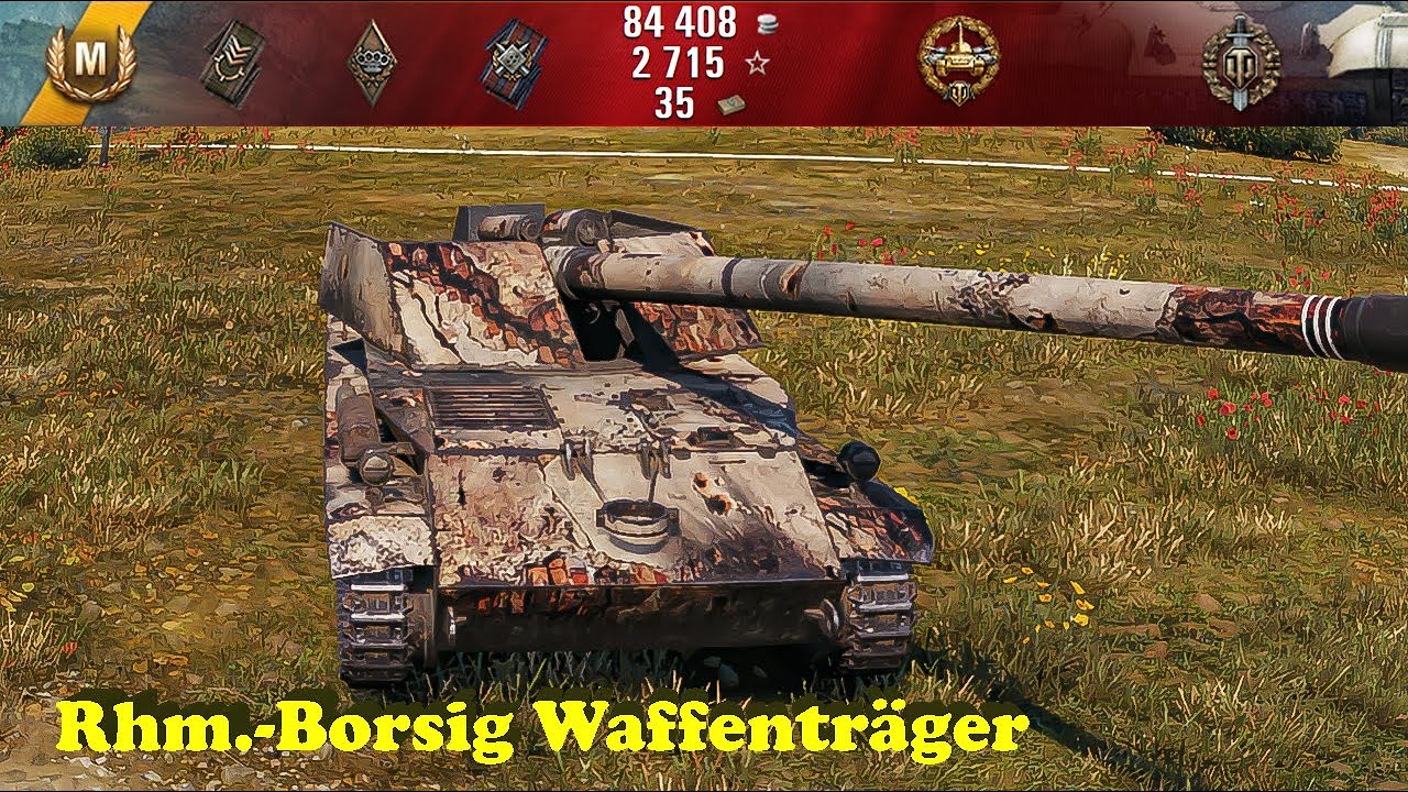 Rhm.-Borsig Waffenträger - World of Tanks UZ Gaming