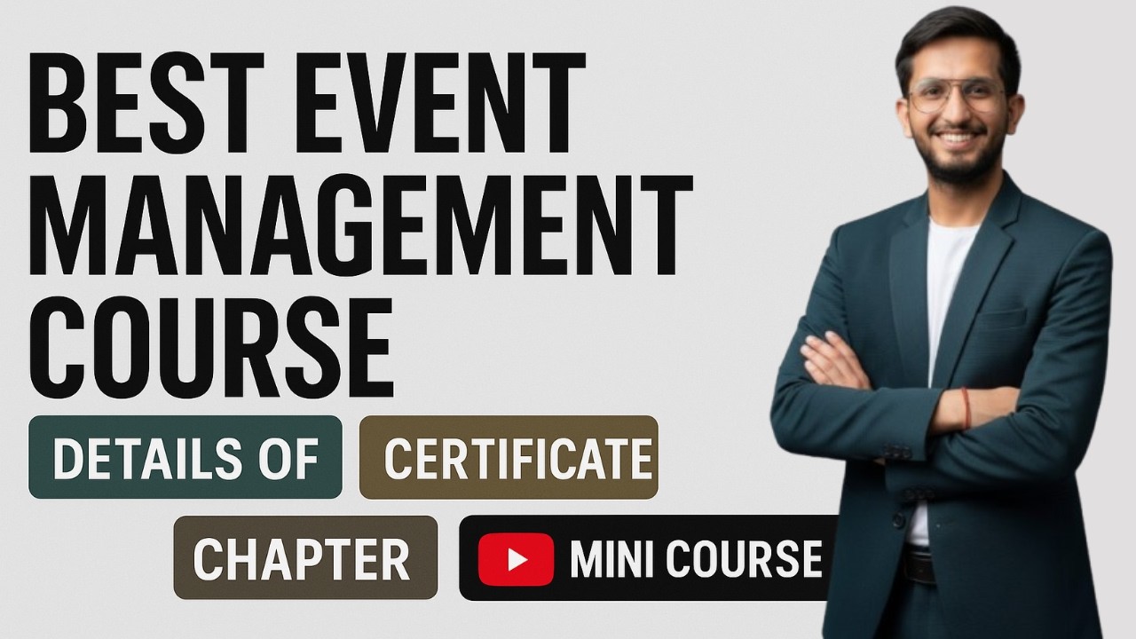 Event Management Course 2026 | Full Details, Fees & Career Scope After 12th