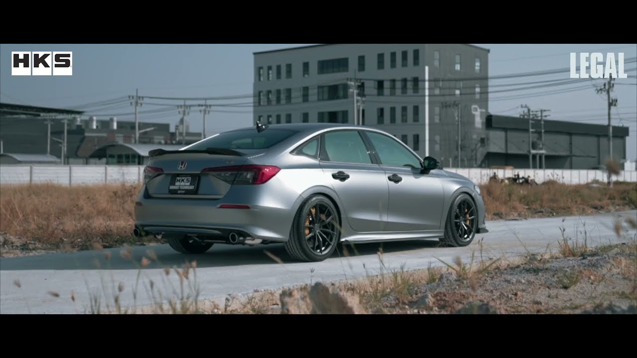 HKS LEGAL HONDA CIVIC FE DUAL CARBON TAIL