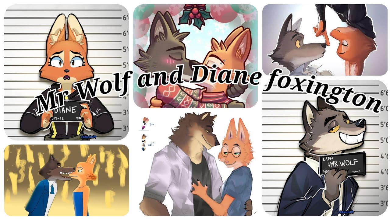 Mr Wolf and Diane foxington 🐺 ❤️ 🦊                    @sauldanielsaucedo7663