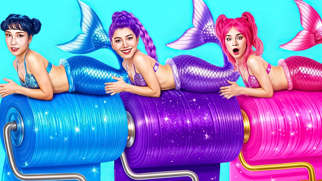 Охотница Руми преображается в русалку! Преображение в стиле K-pop охотников на демонов в реальной...