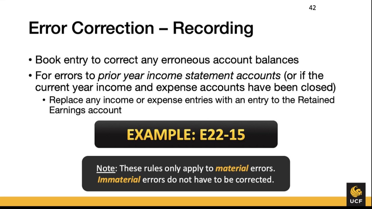 03 06 Error Correction