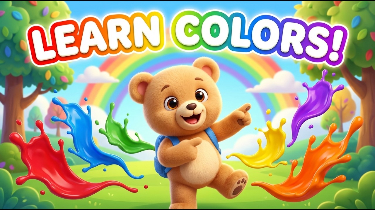 Learn Colors for Kids 🌈 | Fun Educational Cartoon | FunLearn Kids
