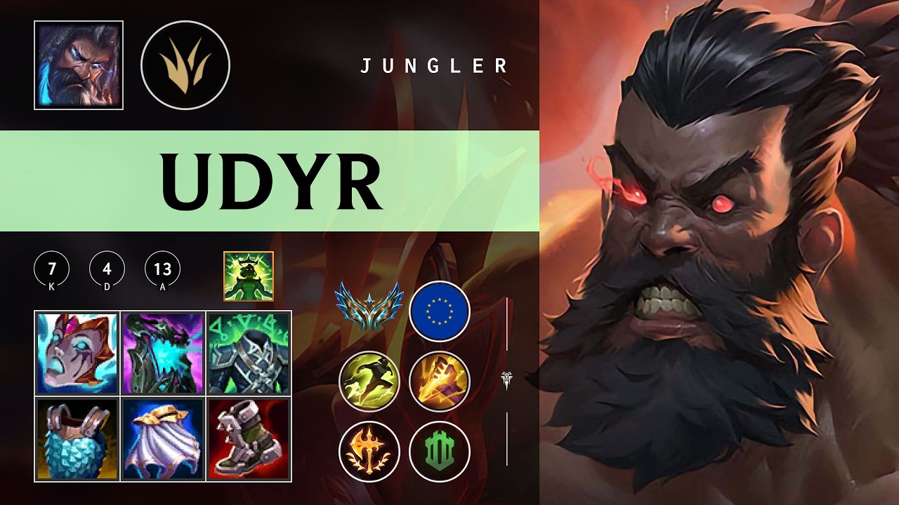 Udyr Jungle vs Shaco - EUW Challenger Patch 26.05