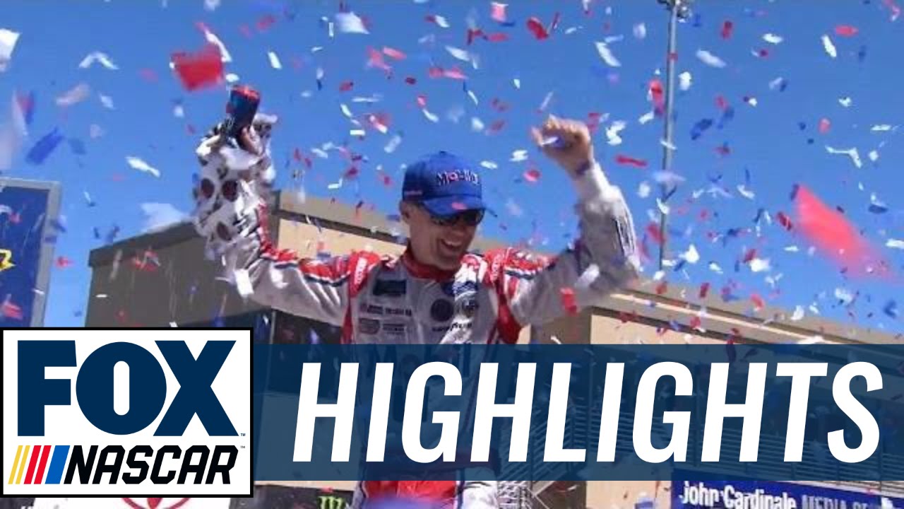 Kevin Harvick Wins Under Yellow | 2017 SONOMA | NASCAR on FOX