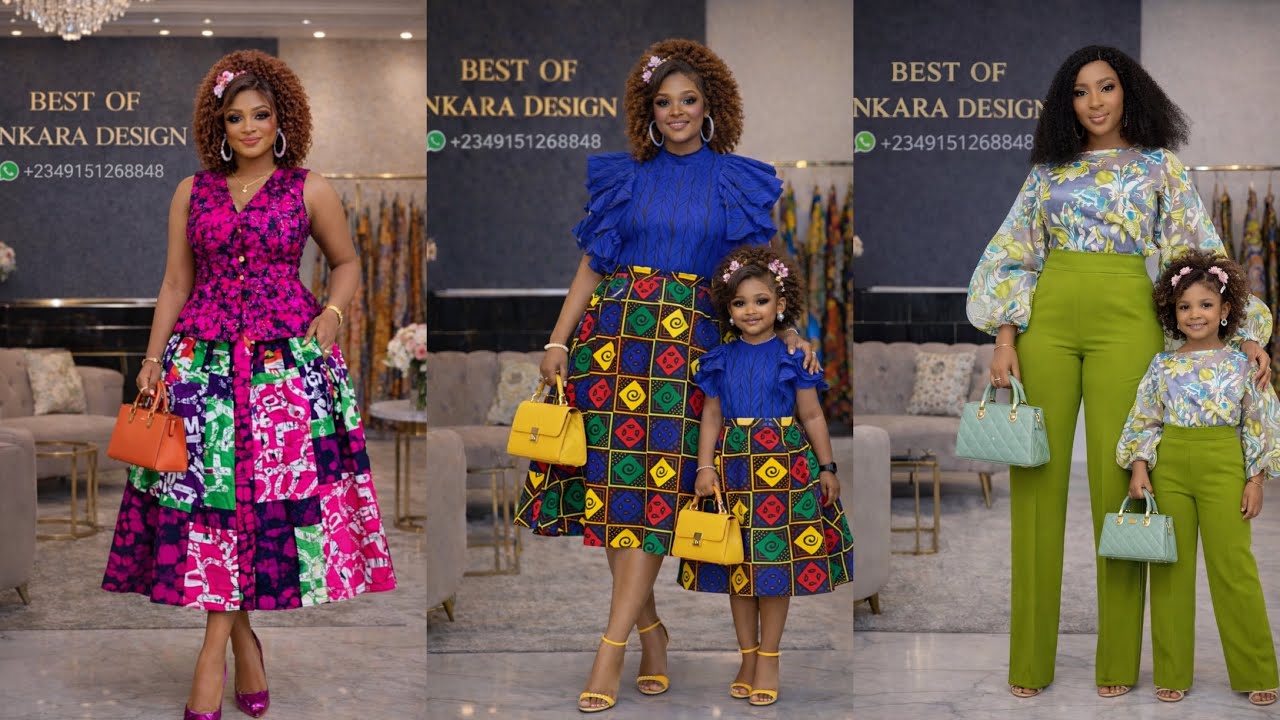 Luxury Mum and Daughter Ankara Dresses 2026 | African Family Matching Outfits