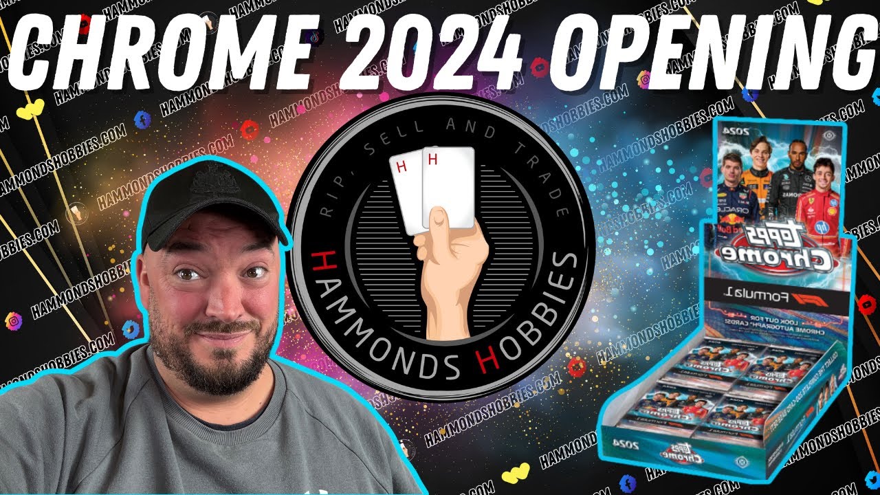 Topps F1 CHROME 2024 HOBBY BOX OPENING!