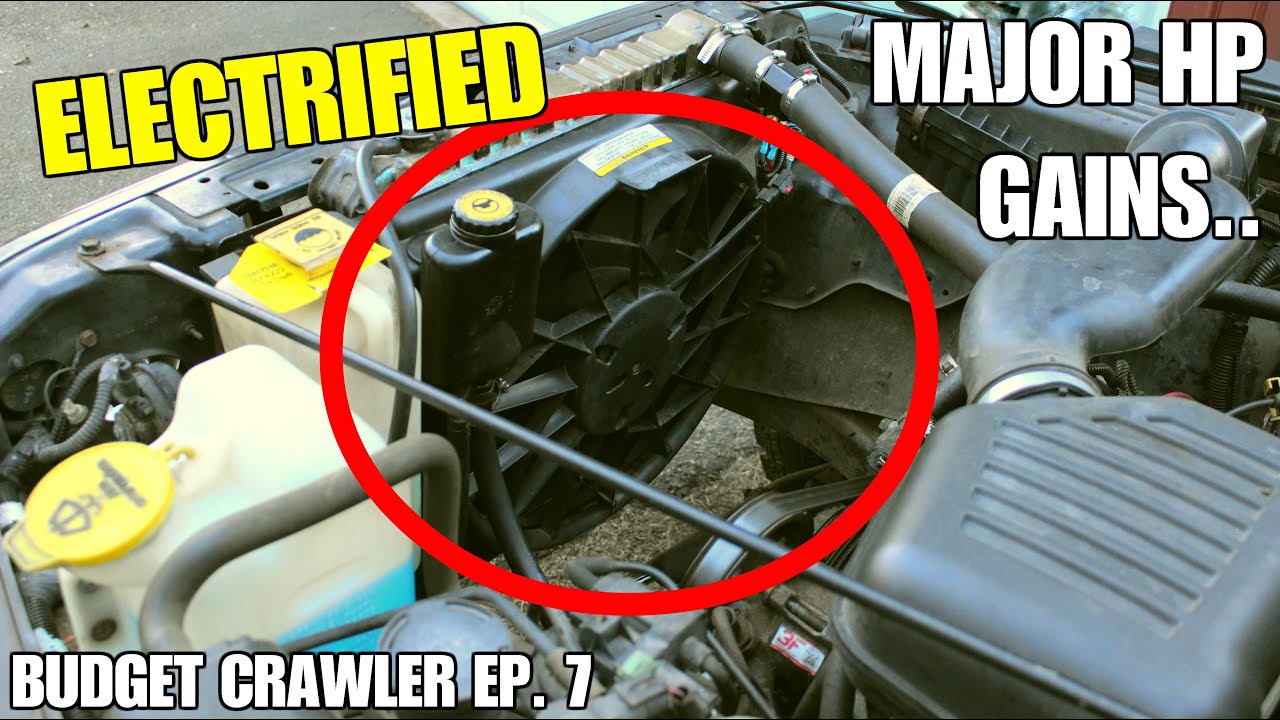 ELECTRIC FAN Install on the JEEP TJ WRANGLER | Budget Crawler Ep. 7
