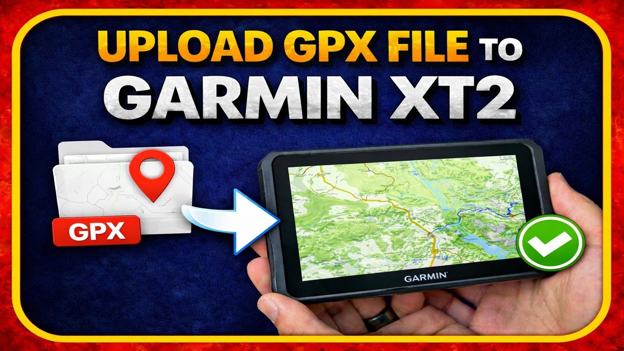 How to upload a GPX file to Garmin XT2