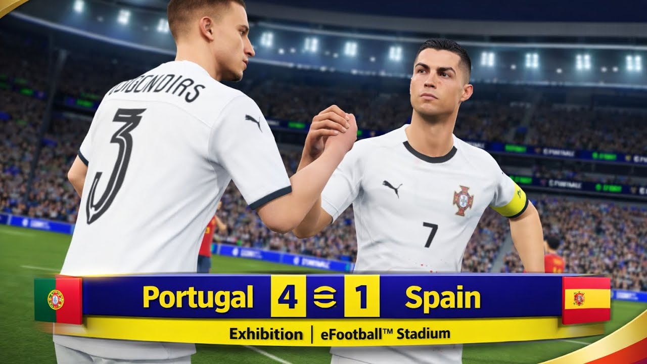 Penalty Drama! Portugal vs Spain Last Minute Goal 😱