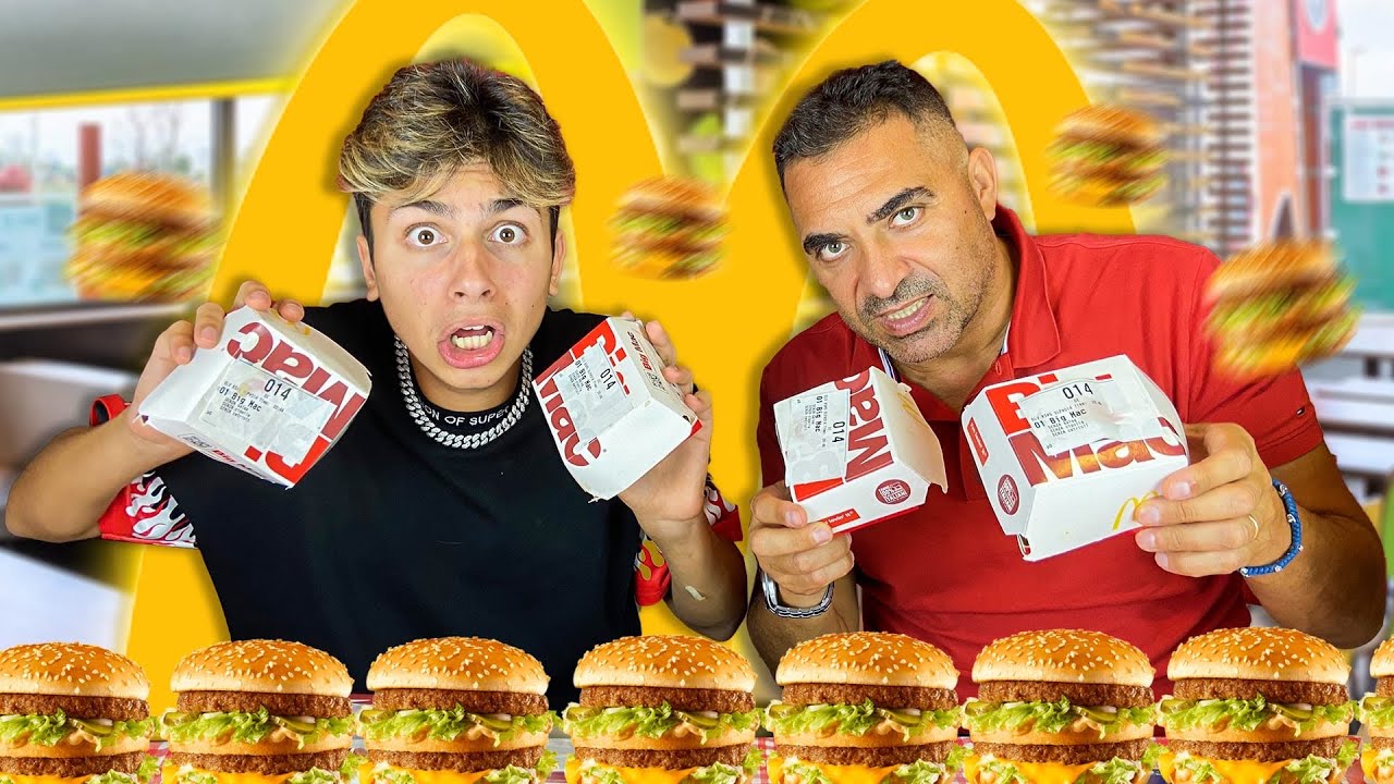 CHI MANGIA PI&Ugrave; BIG MAC VINCE! ZERBIIAN VS PAPY! *HO QUASI VOMITATO* 🤢