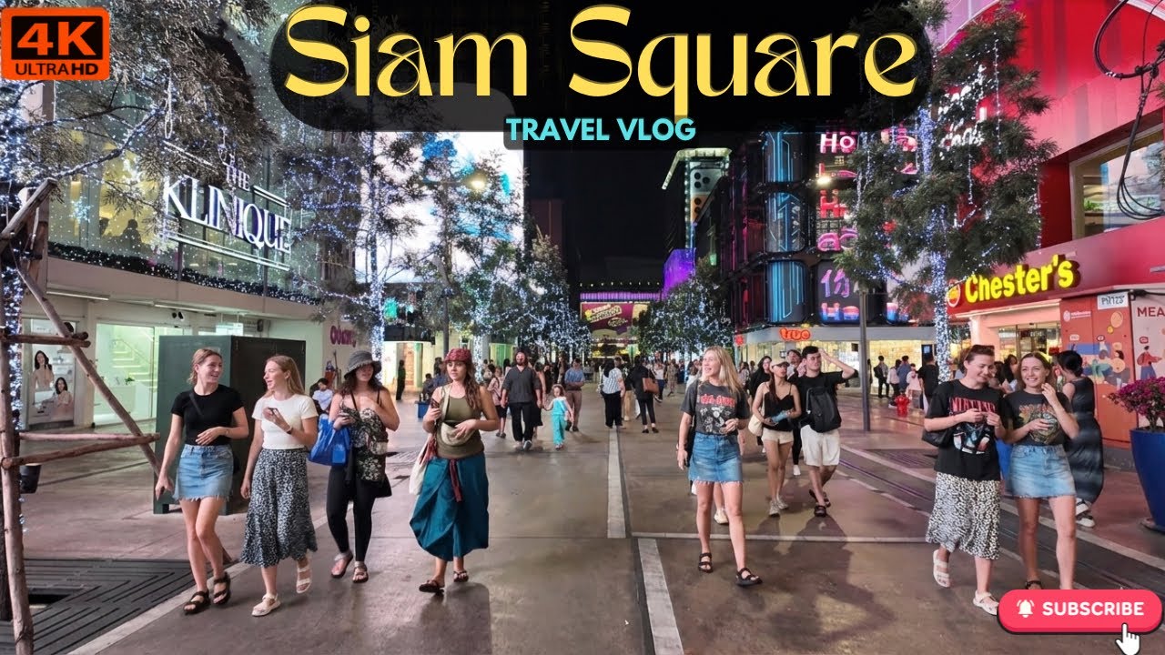 Bangkok Siam Square | POV Walking Tour