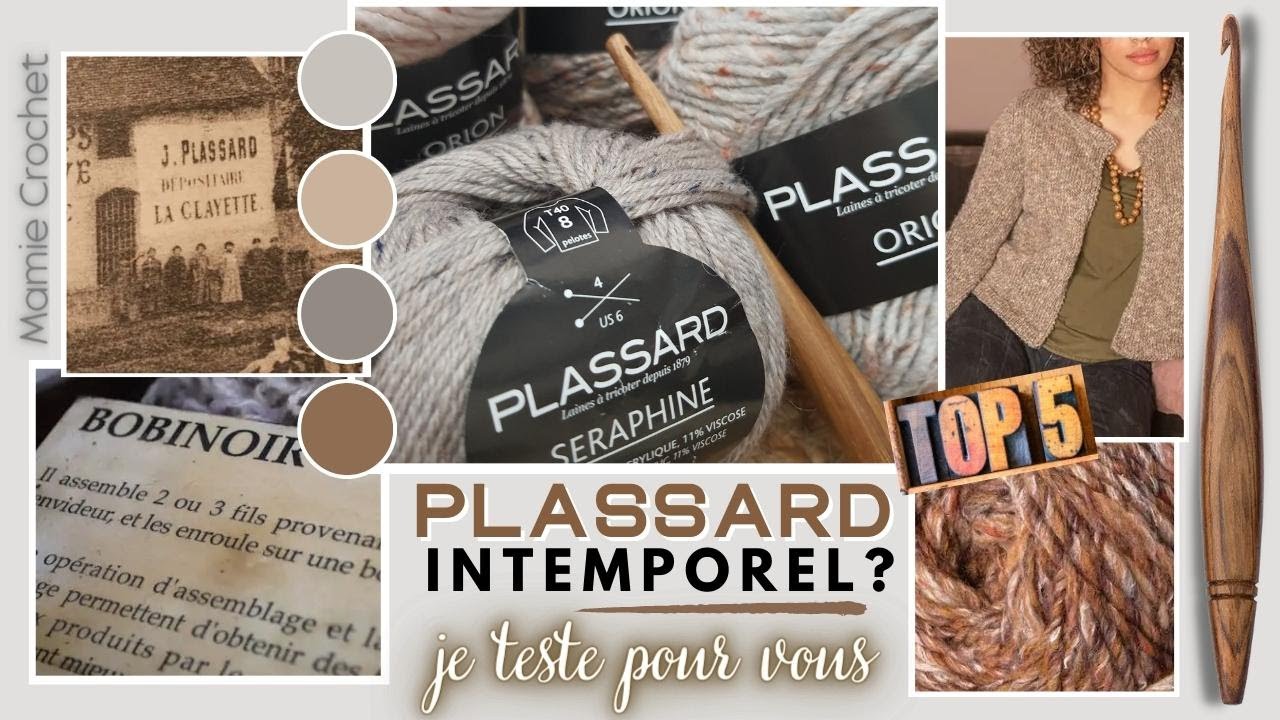 🧶 50 ANS APRES JE REDECOUVRE LES FILS PLASSARD, MON RESSENTI  🧶 CROCHET  // AVIS  @Mamie Crochet