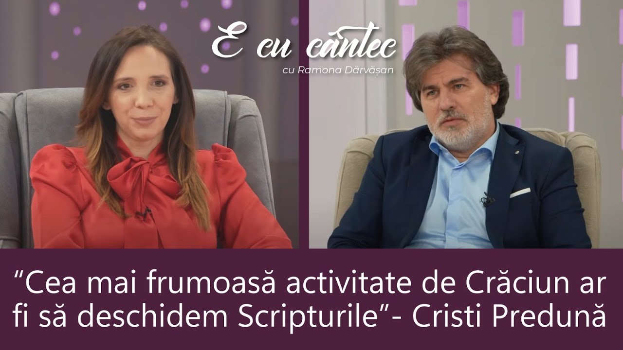 ÎNTOARCEREA LA SIMPLU, NATURAL, AUTENTIC - Cristi Predună - E cu cântec cu Ramona Dărvășan