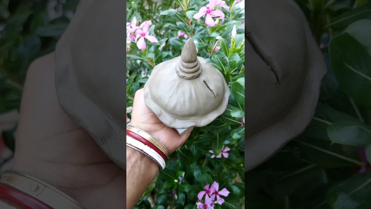 Clay Lakshmi Bhandar #short  #youtube #clay #craft #khuti #lakshmi #lakshmibhandar  #art #soil