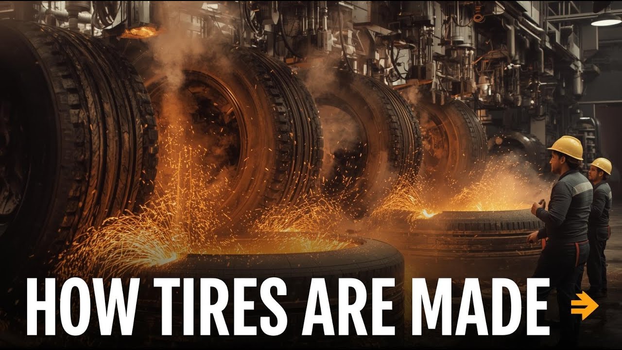 Inside a Real Tire Manufacturing Factory | Industrial Documentary Short