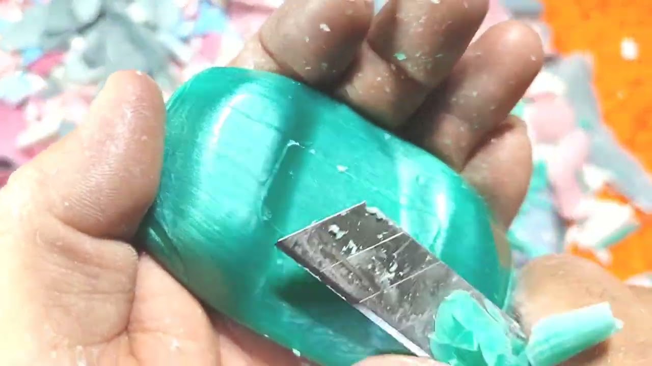 ASMR Carving soap. Soothing cutting soap | ASMR soap.