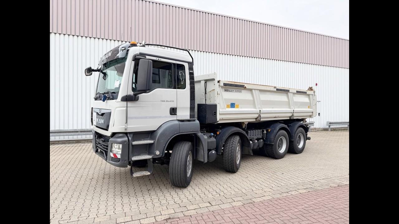 MAN TGS 35.470 8x4 BB, Navi, Bordmatik