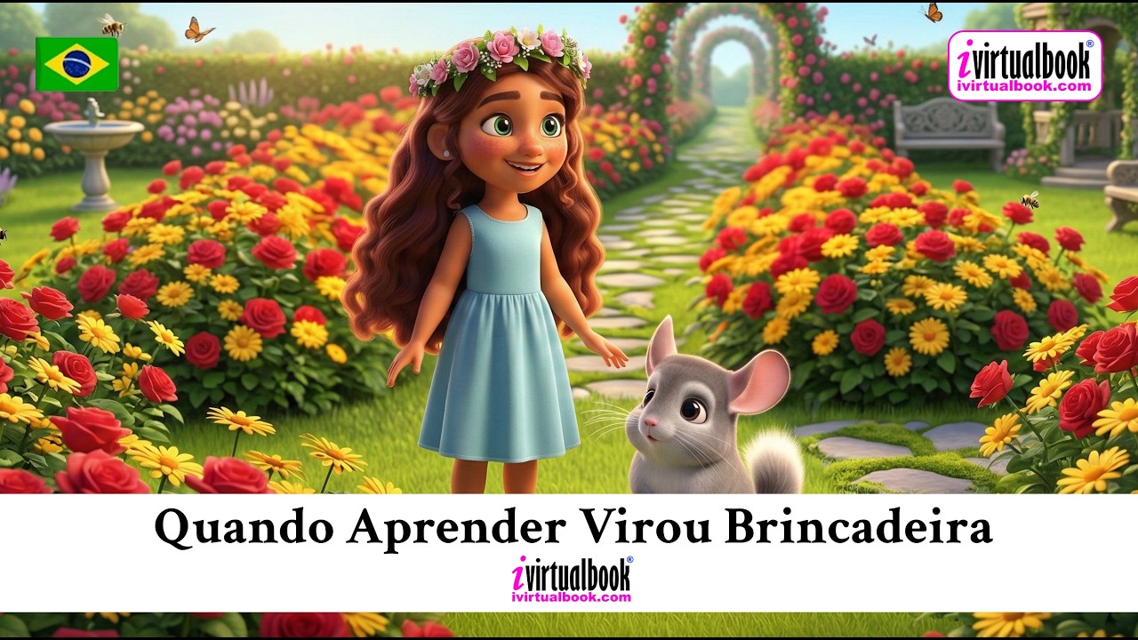 QUANDO APRENDER VIROU BRINCADEIRA | #027 | História Infantil | iVirtualBook 🇧🇷
