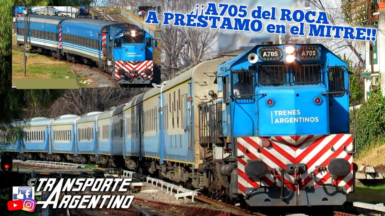 🥶 ¡¡G22CW A705 de la Linea ROCA a PRÉSTAMO en la Linea MITRE!! - Julio 2025