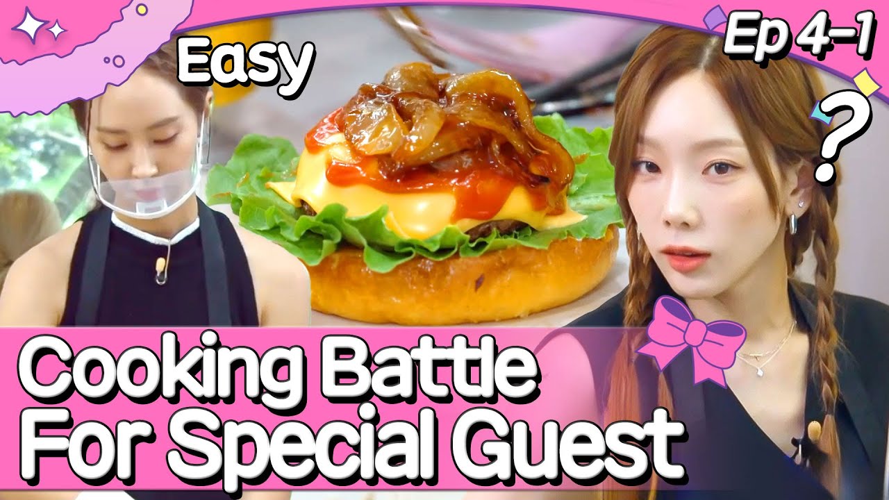 (SUB) SNSD's Cooking Battle For Kyungsan 💥 Menu: Handmade hamburgers | Soshi Tamtam