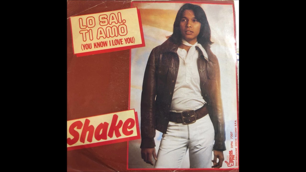 Shake Lo sai ti amo 1976 Vinyl 45 RPM Label Disco Piu Italie